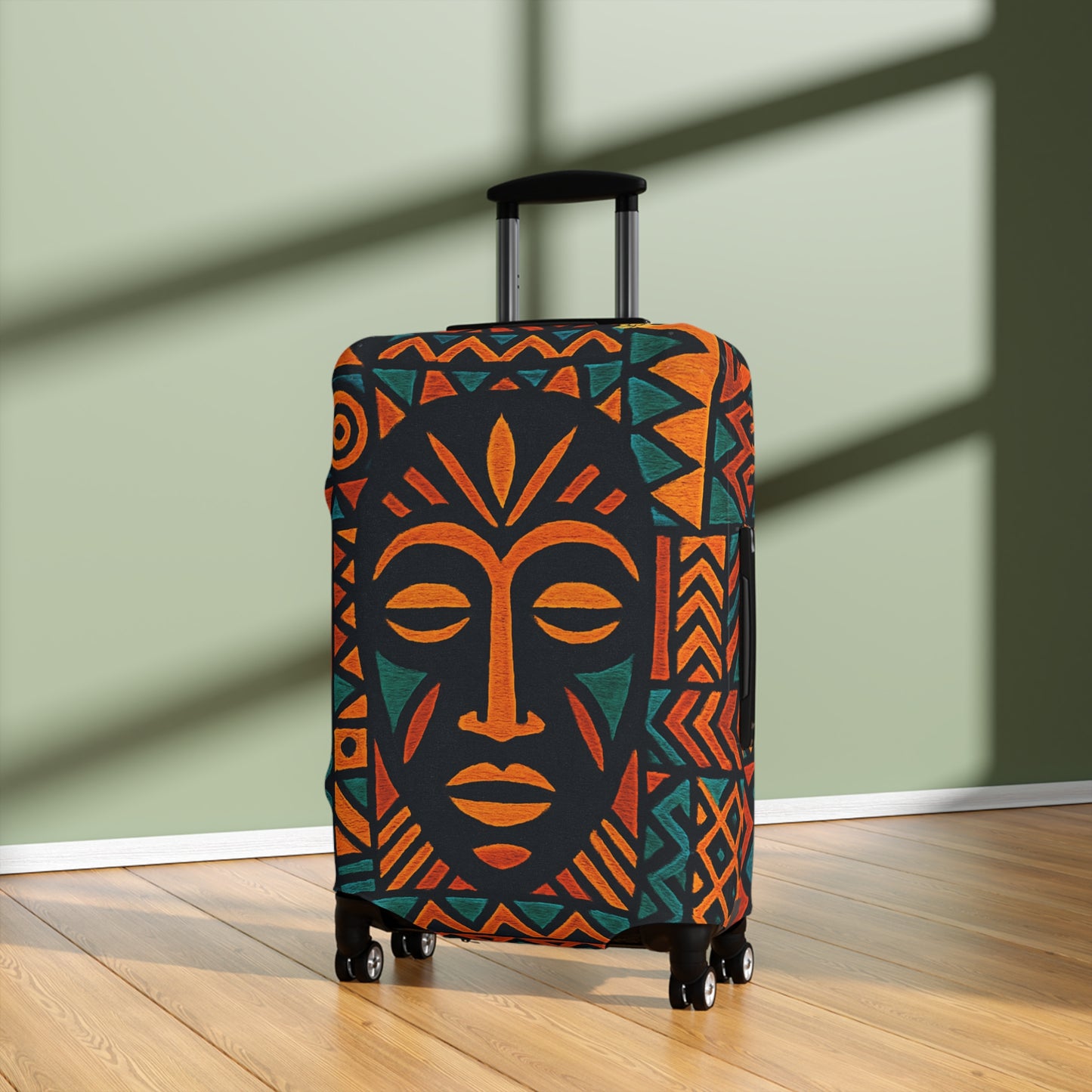 Raw Truth Tribal Face Luggage Cover - Heritage Collection