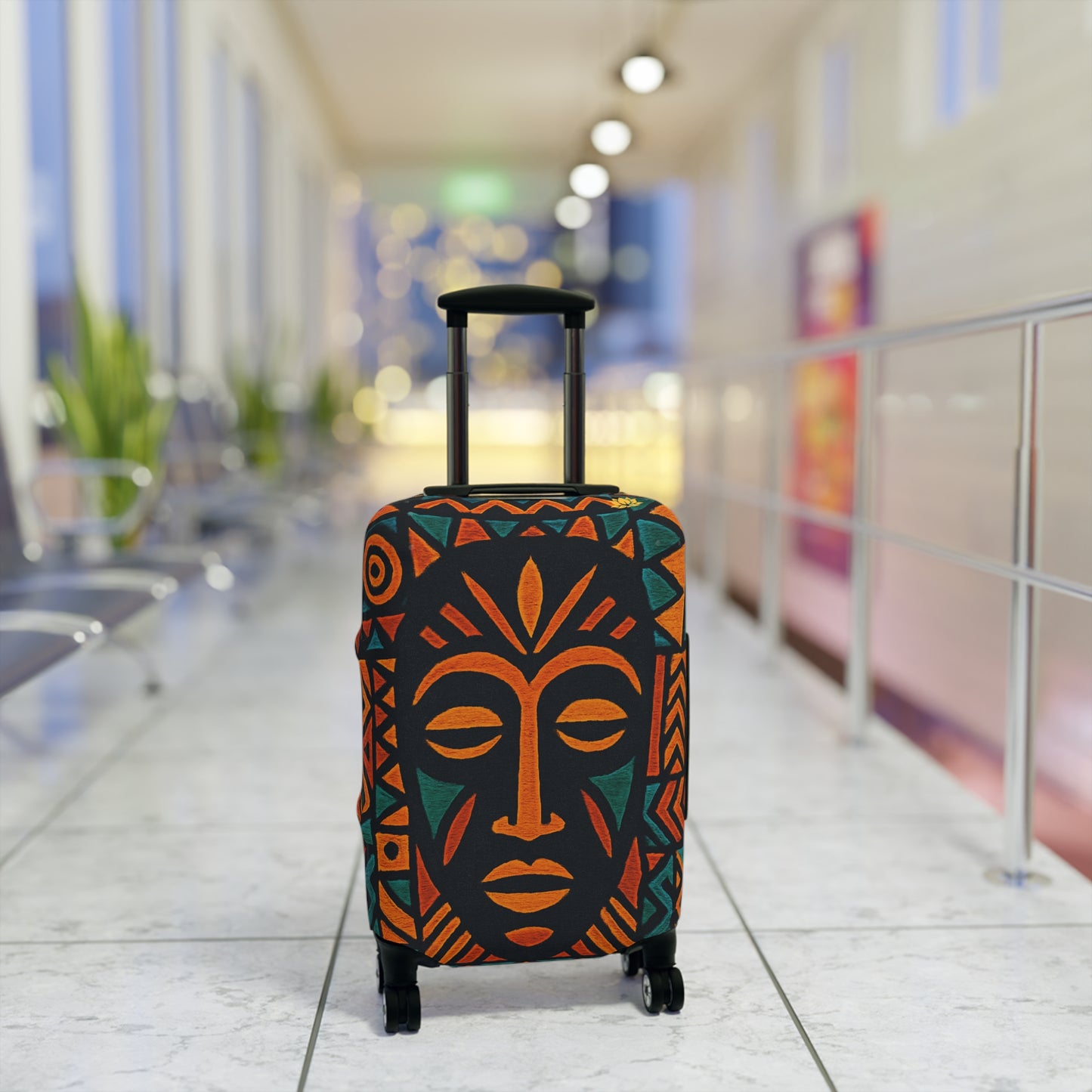 Raw Truth Tribal Face Luggage Cover - Heritage Collection