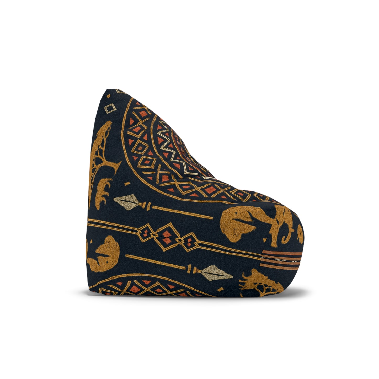 RAW TRUTH: African Earth Mandala – High-Impact, Bohemian Floor Cushion Cover