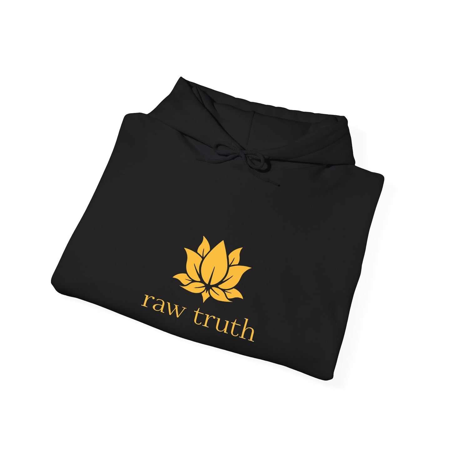 Raw Truth Inspirational Hoodie, Cozy Sweatshirt, Meditation Apparel
