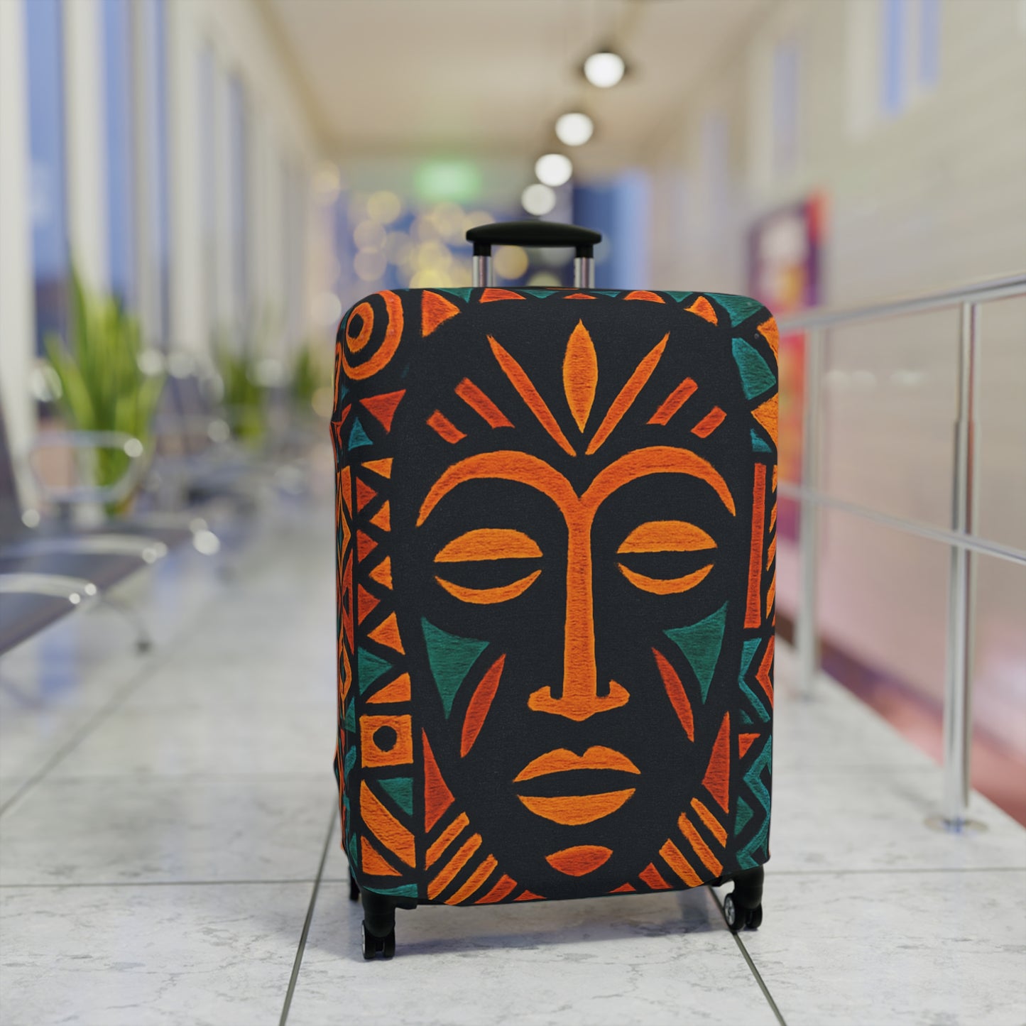 Raw Truth Tribal Face Luggage Cover - Heritage Collection