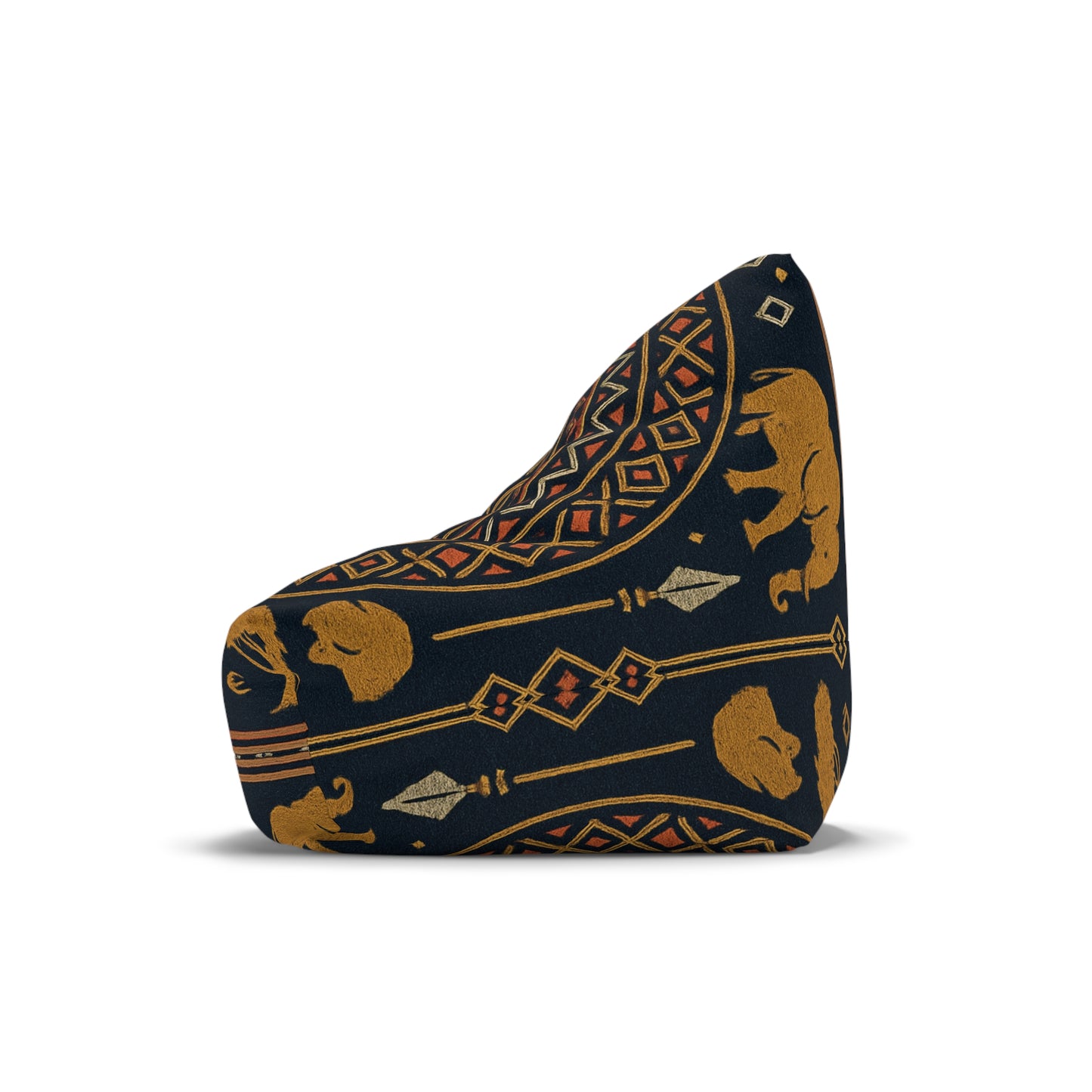 RAW TRUTH: African Earth Mandala – High-Impact, Bohemian Floor Cushion Cover