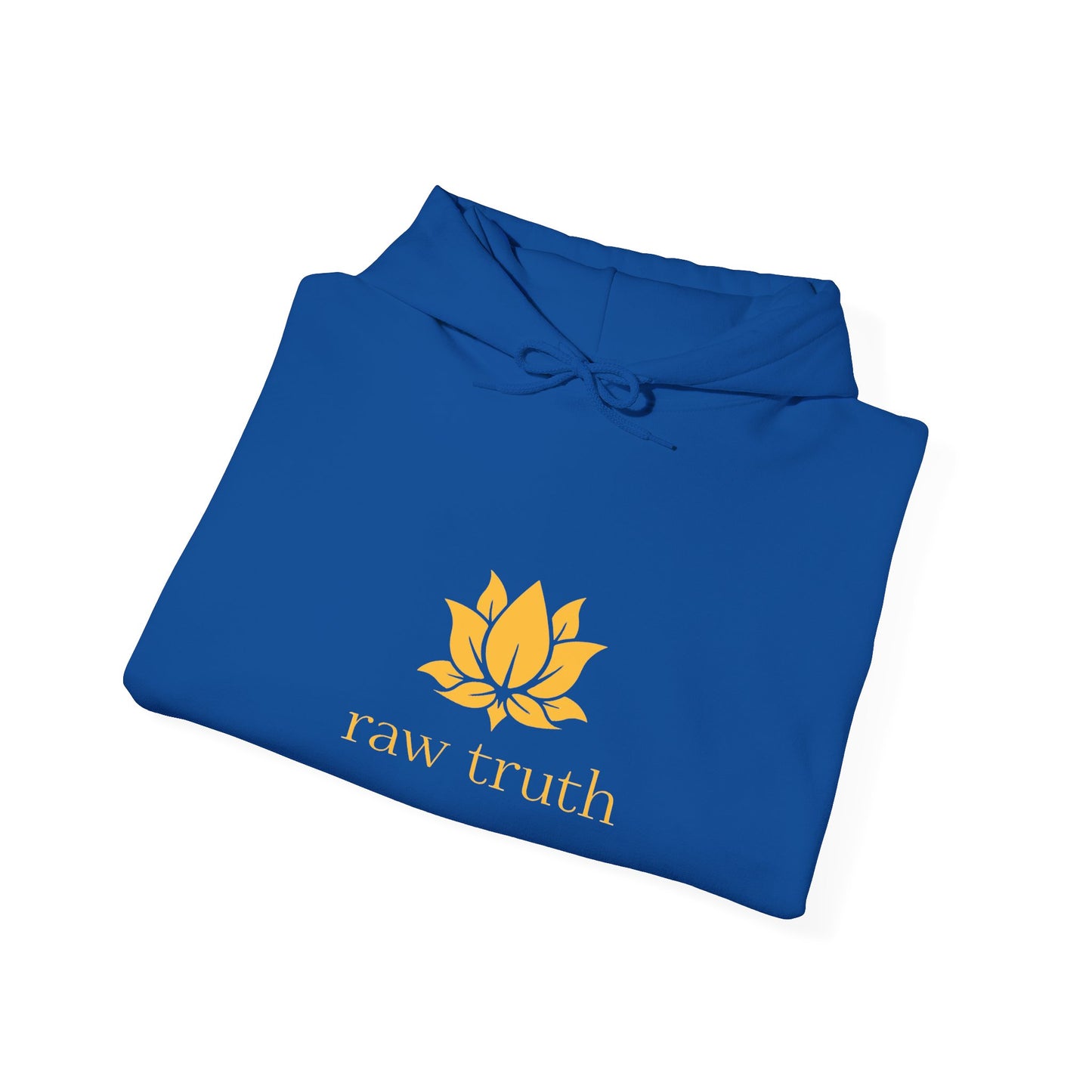Raw Truth Inspirational Hoodie, Cozy Sweatshirt, Meditation Apparel