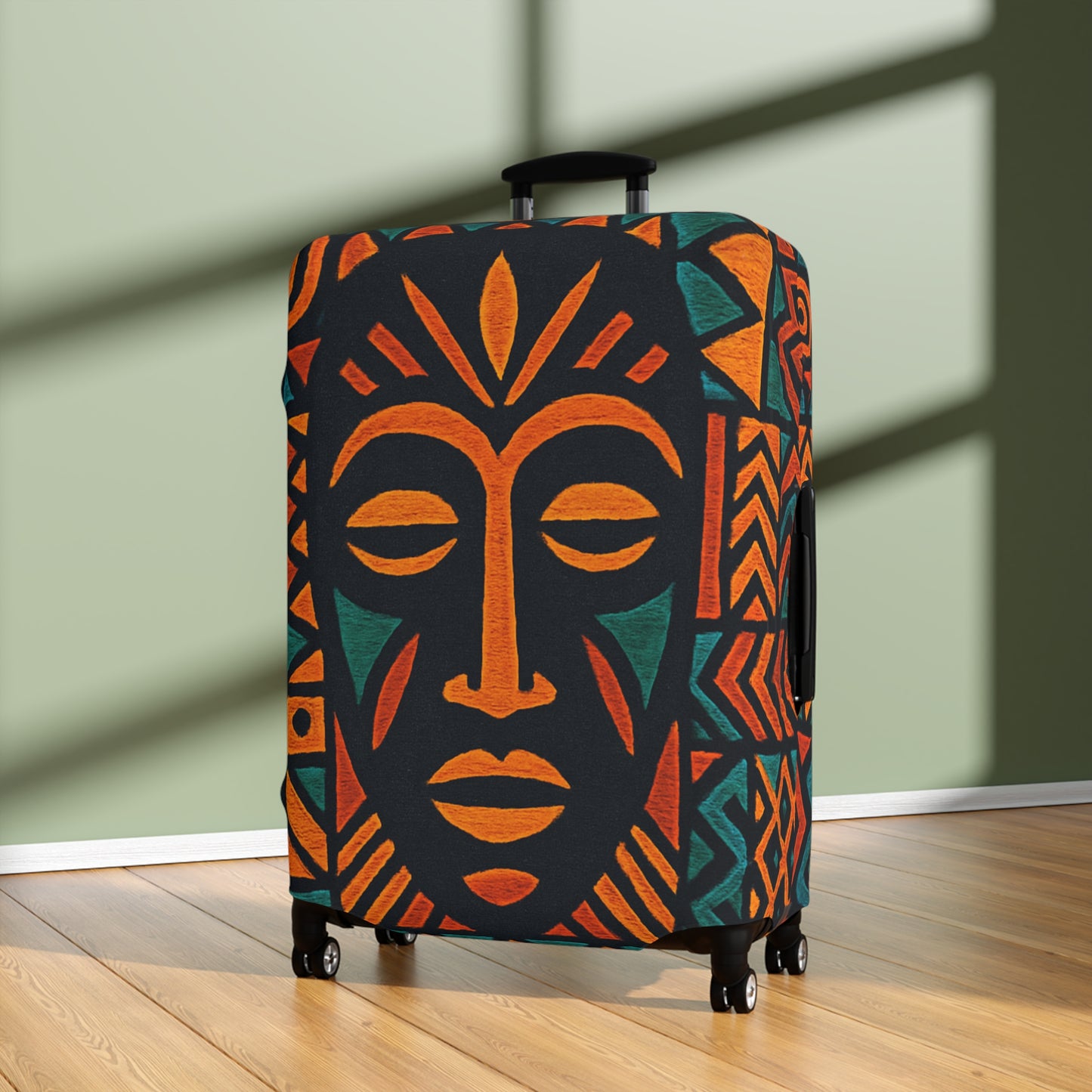 Raw Truth Tribal Face Luggage Cover - Heritage Collection