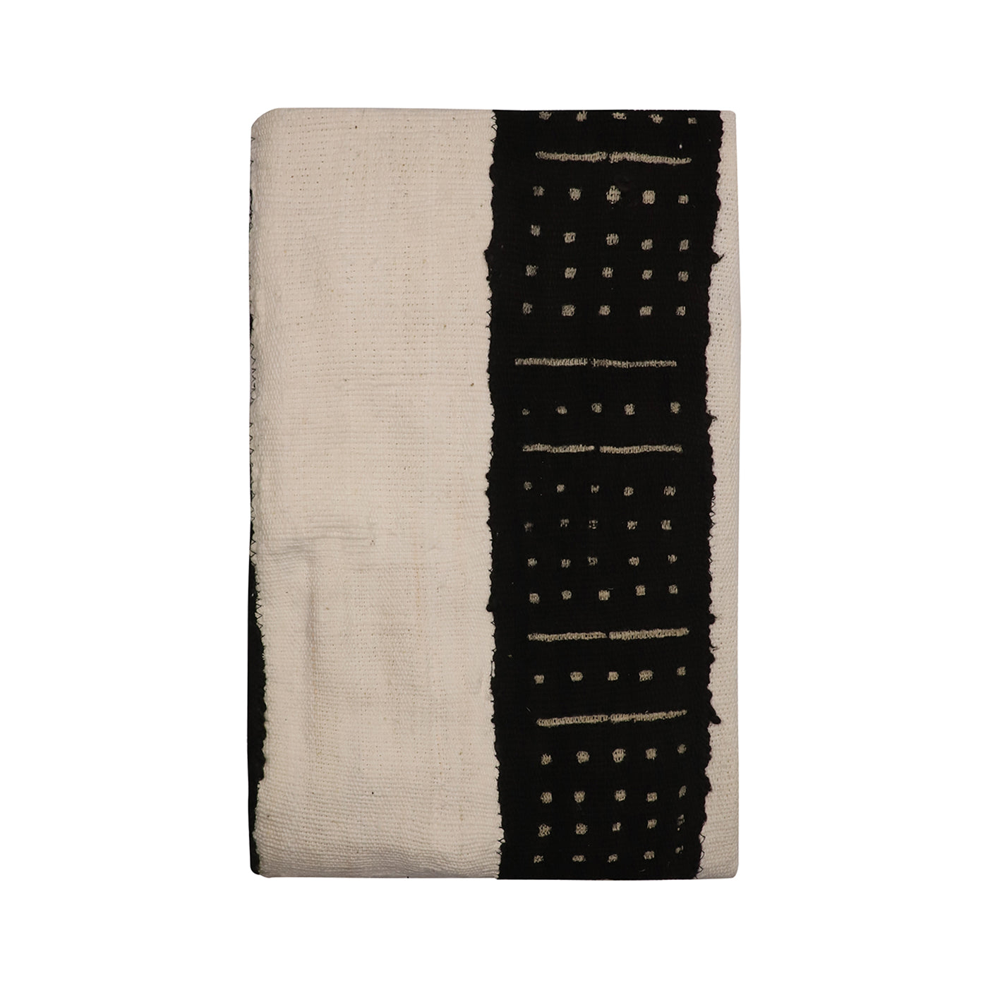 Mud Cloth Textile | Stripes Black & White-5