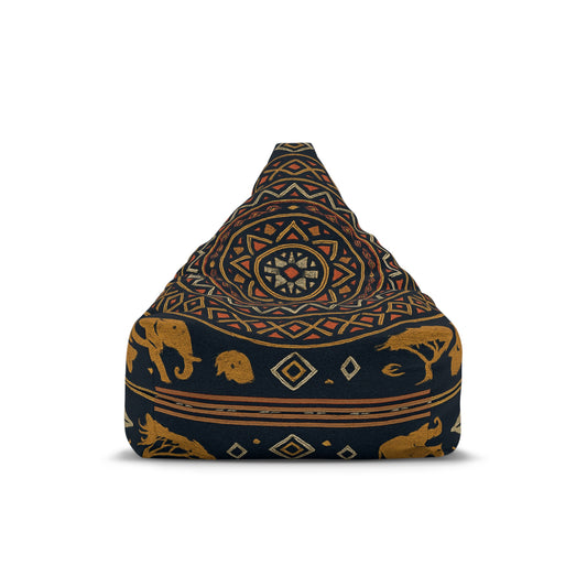 RAW TRUTH: African Earth Mandala – High-Impact, Bohemian Floor Cushion Cover