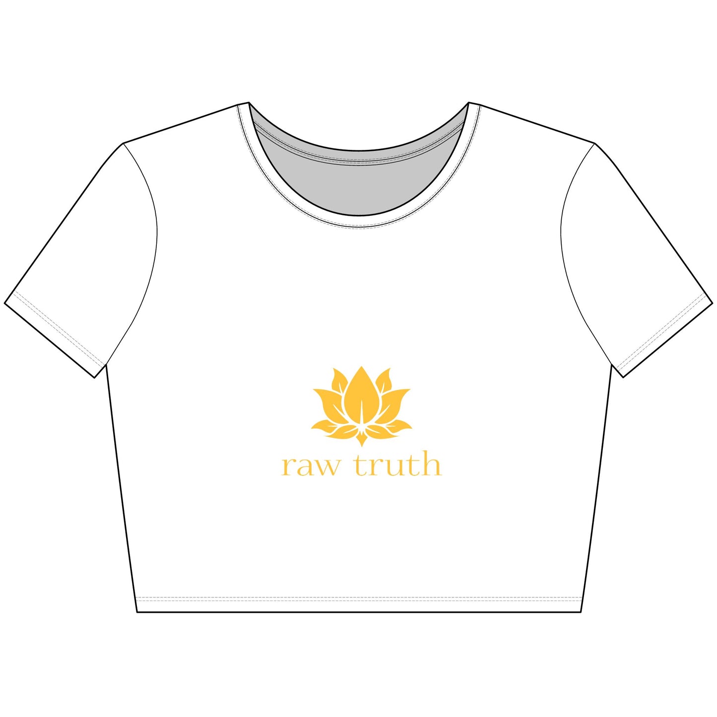 Raw Truth "Live. Love. Truth" Yoga Crop Tee