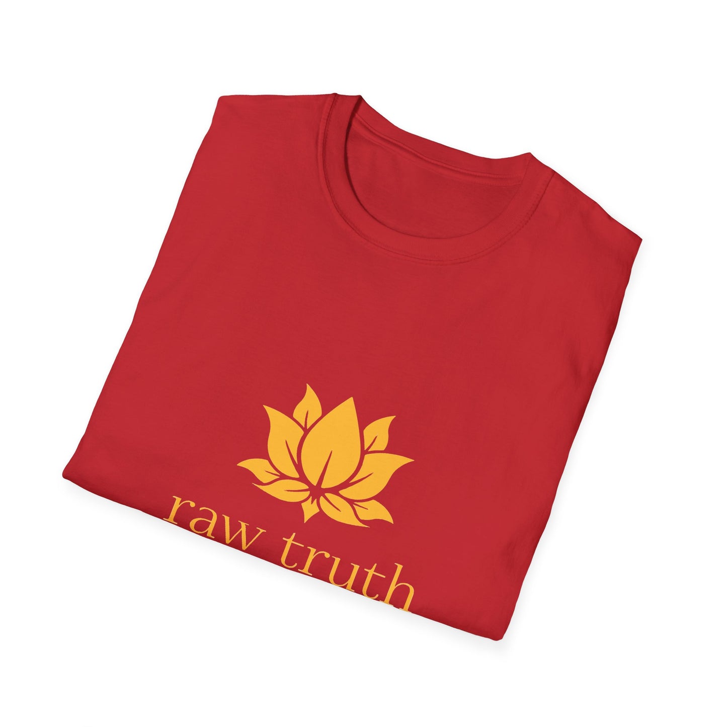 Raw Truth "Live. Love. Truth"  Unisex Softstyle Tee - Meditation Lifestyle