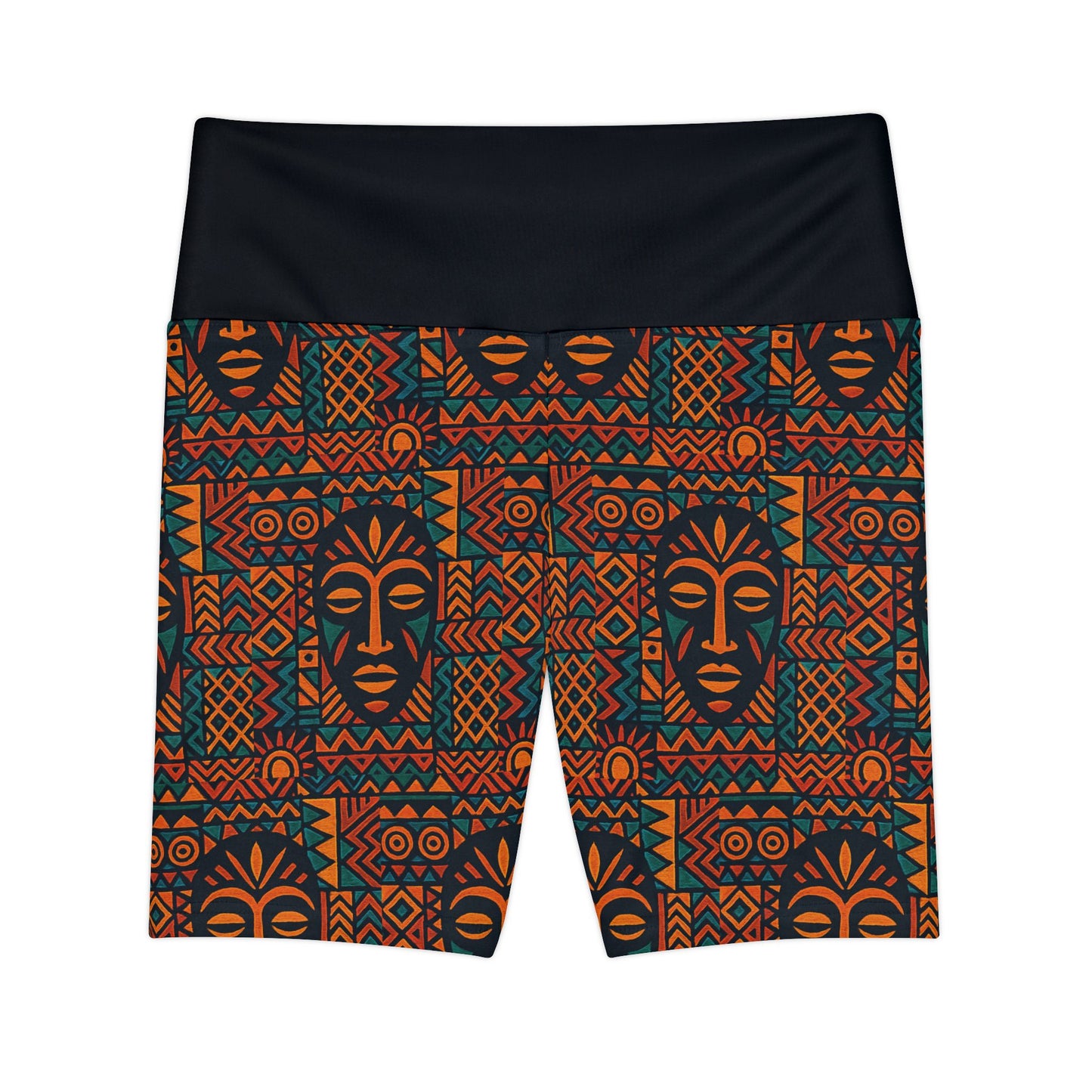 RAW TRUTH: Legacy Mask Print Bike Shorts
