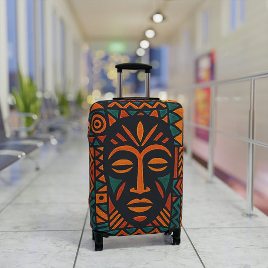 Raw Truth Tribal Face Luggage Cover - Heritage Collection