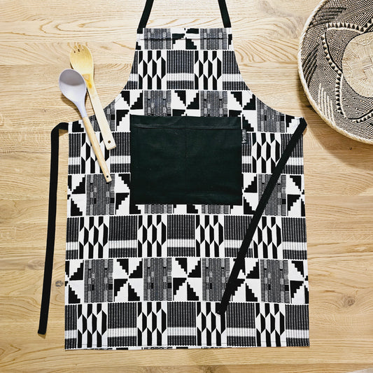 Handmade Apron and Matching Oven Gloves Set