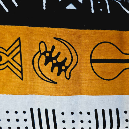 Handmade African Print Apron with Pocket