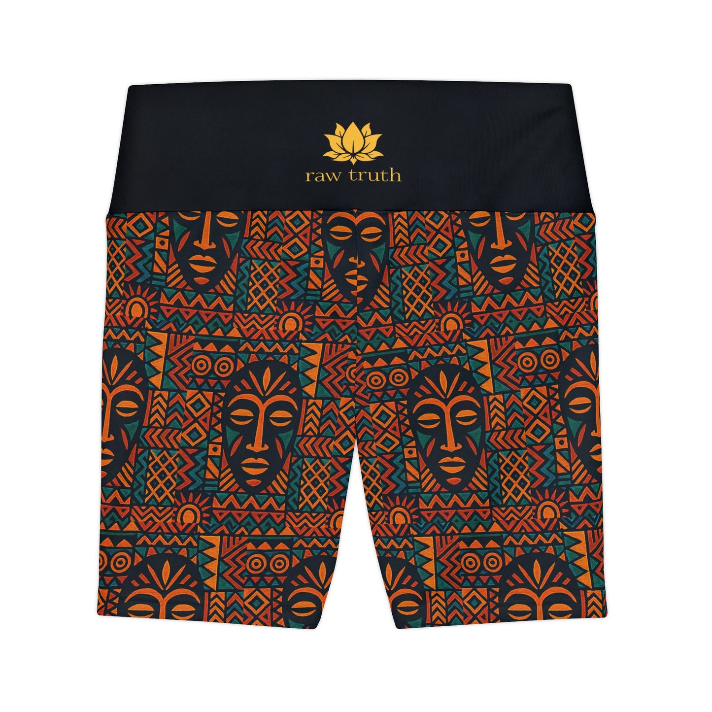 RAW TRUTH: Legacy Mask Print Bike Shorts