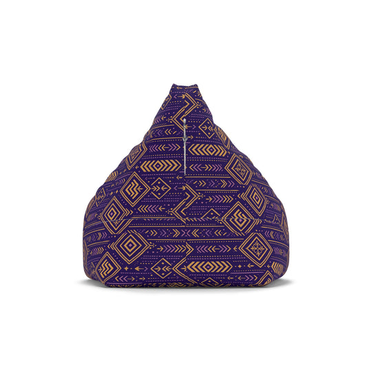 RAW TRUTH: African Geo Print Bean Bag Cover – High-Impact, Bohemian Floor Cushion Cover