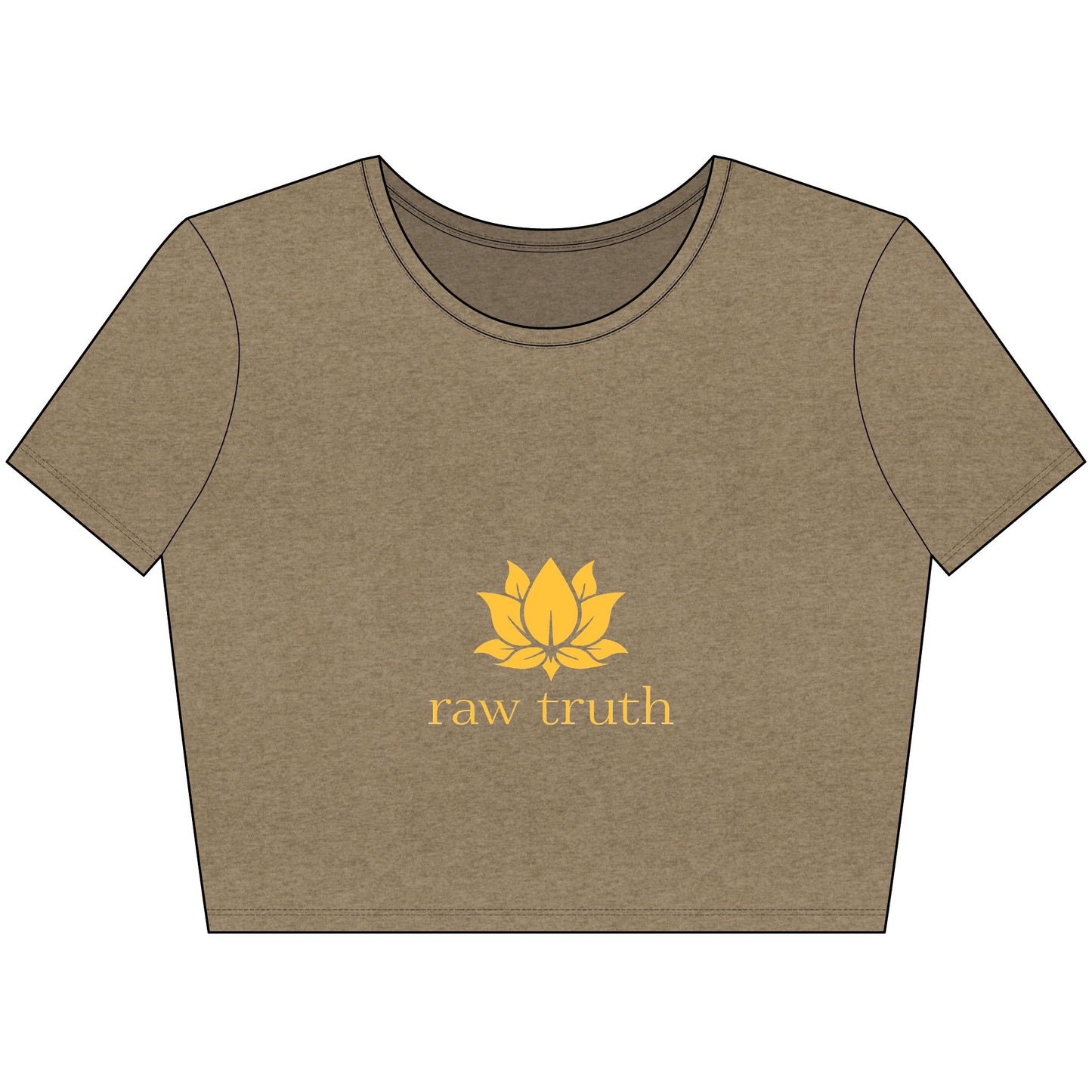 Raw Truth "Live. Love. Truth" Yoga Crop Tee