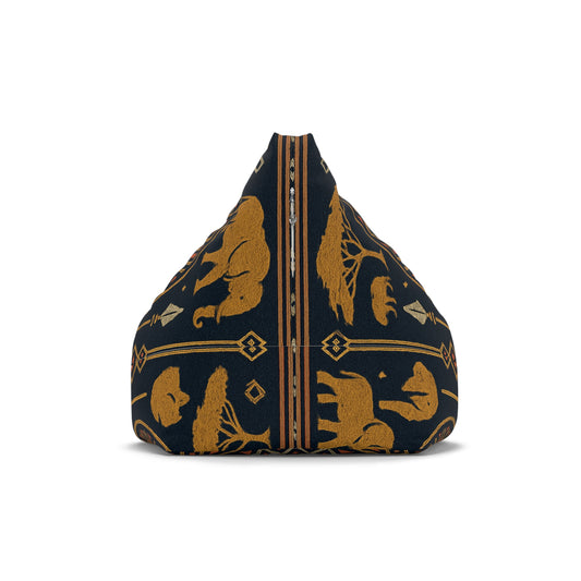 RAW TRUTH: African Earth Mandala – High-Impact, Bohemian Floor Cushion Cover