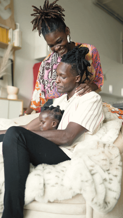 Shea butter - African family 