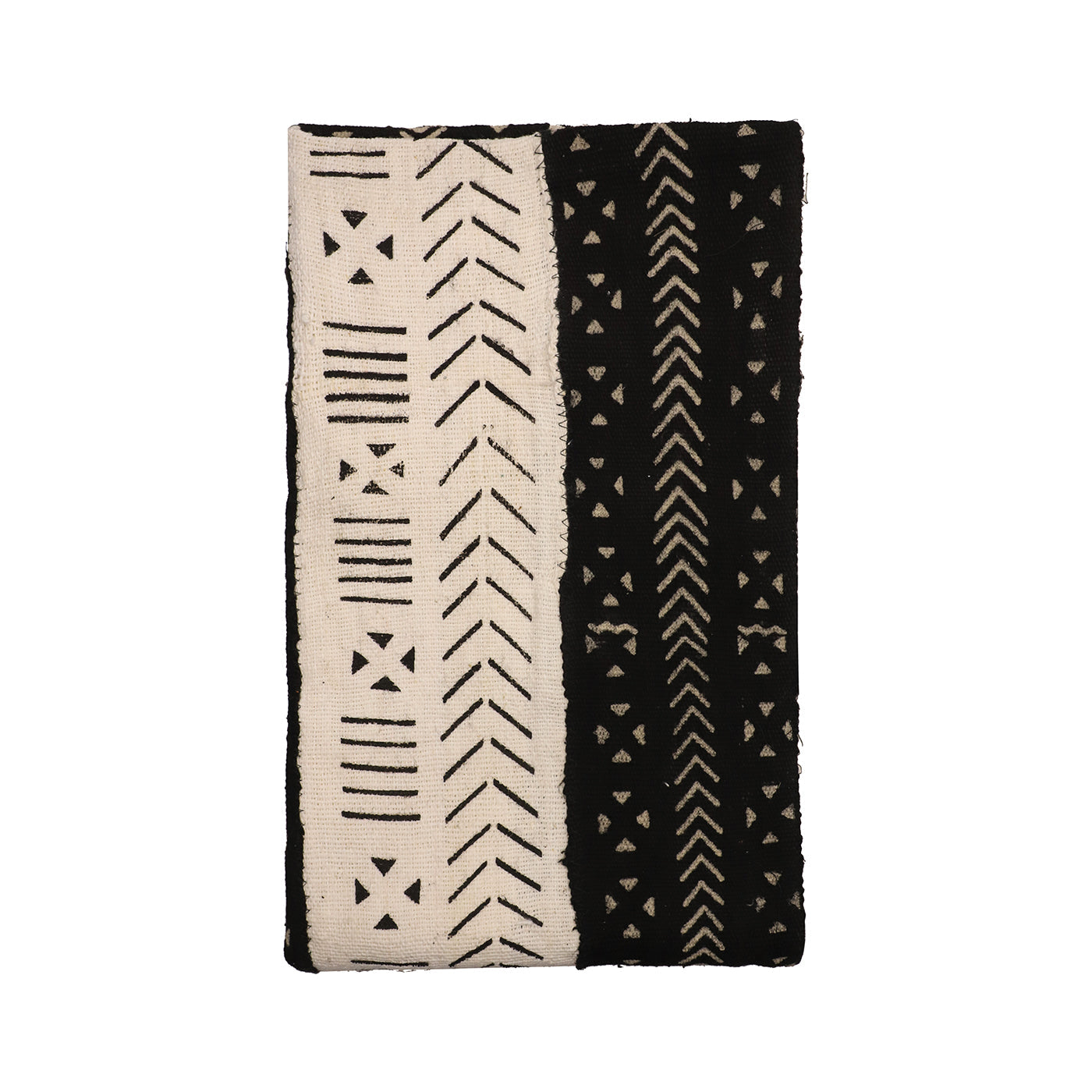 Mud Cloth Textile | Stripes Black & White-4