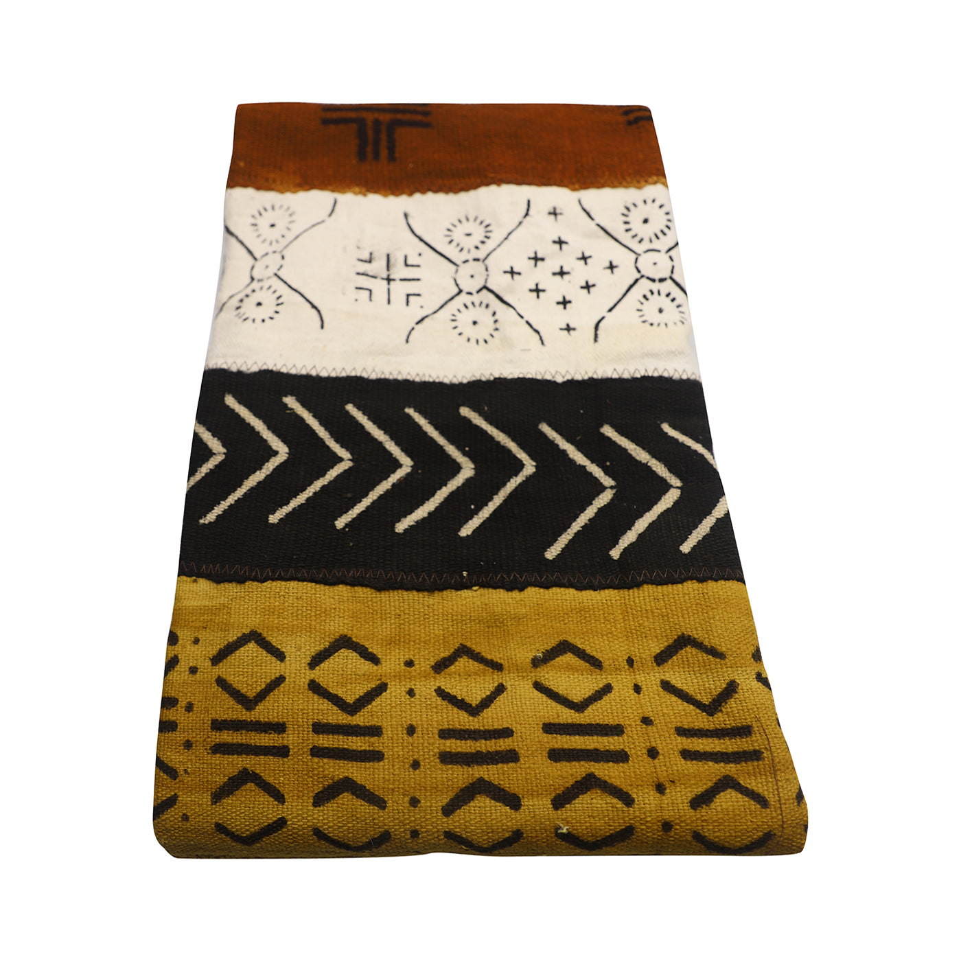 Mud Cloth Textile | Stripes Multi Color-4